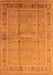 Oriental Orange Industrial Rug, urb2957org