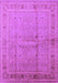 Machine Washable Oriental Purple Industrial Area Rugs, wshurb2957pur