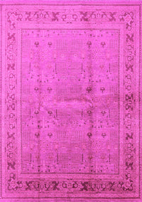 Oriental Pink Industrial Rug, urb2957pnk