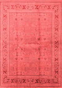 Oriental Red Industrial Rug, urb2957red