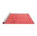 Industrial Red Washable Rugs