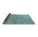 Sideview of Oriental Light Blue Industrial Rug, urb2957lblu