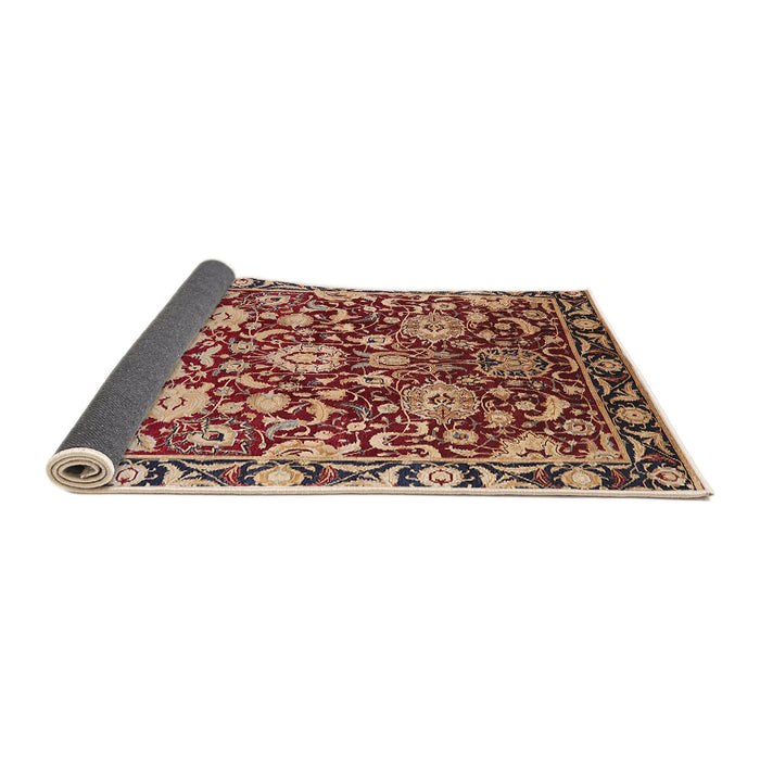 Sideview of Mid-Century Modern Sandy Brown Oriental Rug, urb2958