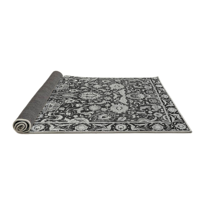 Sideview of Oriental Gray Industrial Rug, urb2958gry
