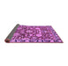 Sideview of Oriental Purple Industrial Rug, urb2958pur