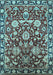 Oriental Light Blue Industrial Rug, urb2958lblu