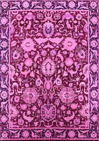 Oriental Pink Industrial Rug, urb2958pnk