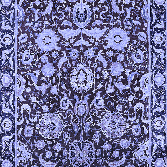 Oriental Blue Industrial Rug, urb2958blu