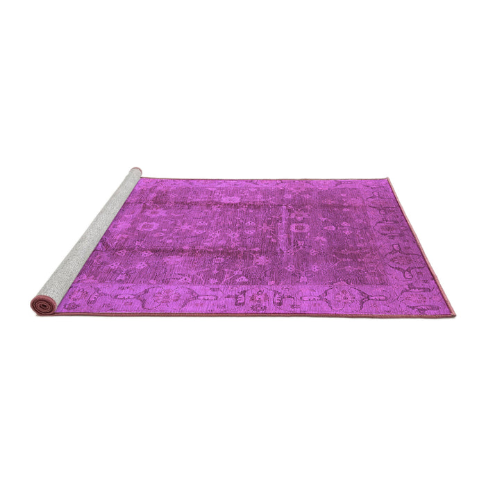 Sideview of Machine Washable Oriental Purple Industrial Area Rugs, wshurb2959pur