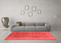 Machine Washable Oriental Red Industrial Rug, wshurb2959red