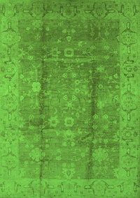 Oriental Green Industrial Rug, urb2959grn