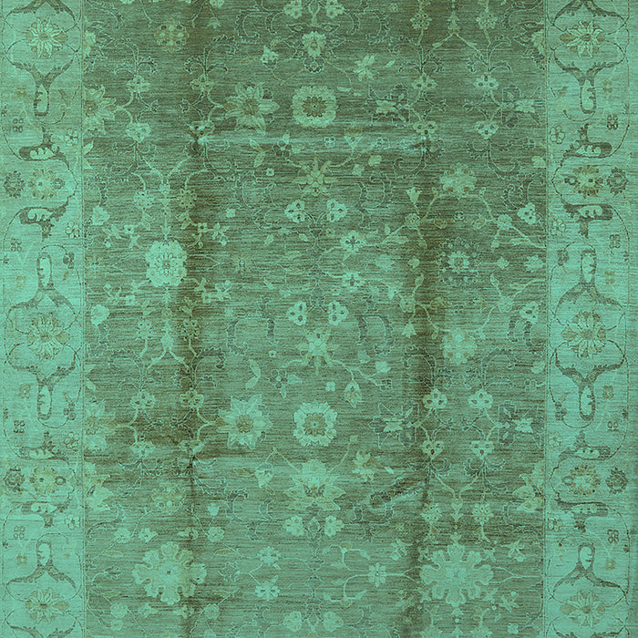 Oriental Turquoise Industrial Rug, urb2959turq