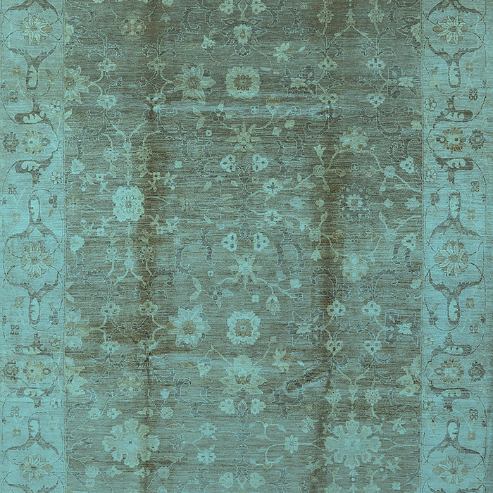 Oriental Light Blue Industrial Rug, urb2959lblu