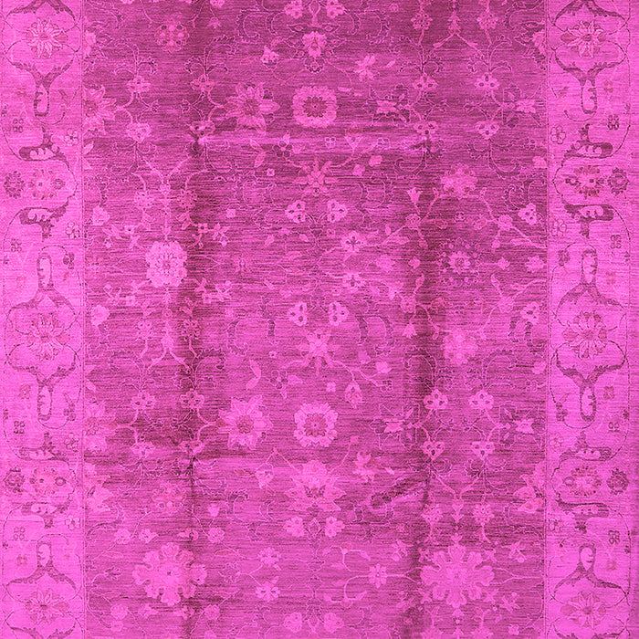 Machine Washable Oriental Pink Industrial Rug, wshurb2959pnk