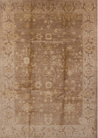 Machine Washable Industrial Modern Light Brown Rug, wshurb2959