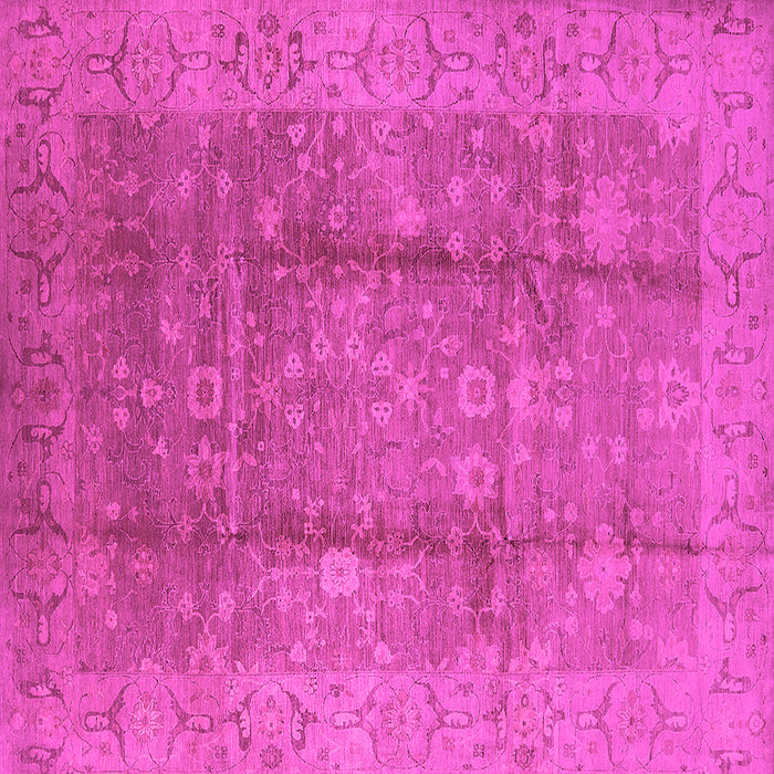 Square Oriental Pink Industrial Rug, urb2959pnk