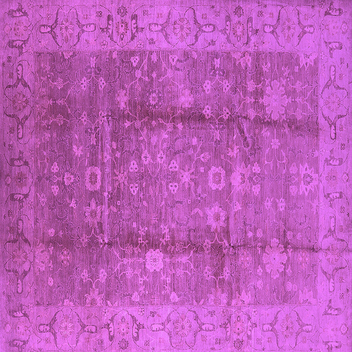 Square Oriental Purple Industrial Rug, urb2959pur