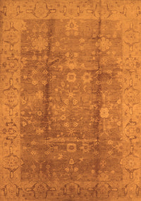 Oriental Orange Industrial Rug, urb2959org