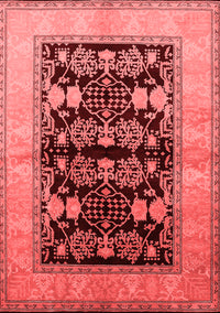 Oriental Red Industrial Rug, urb2960red