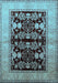 Oriental Light Blue Industrial Rug, urb2960lblu