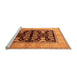 Sideview of Machine Washable Oriental Orange Industrial Area Rugs, wshurb2960org
