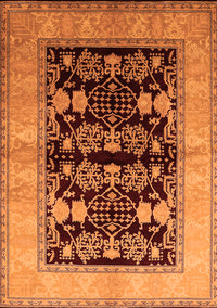 Oriental Orange Industrial Rug, urb2960org