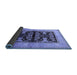 Sideview of Oriental Blue Industrial Rug, urb2960blu