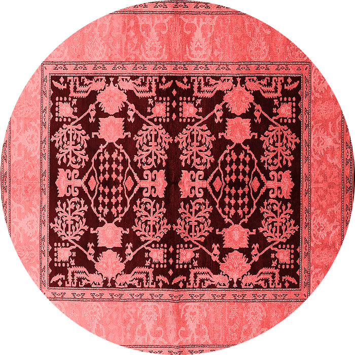 Machine Washable Oriental Red Industrial Rug, wshurb2960red