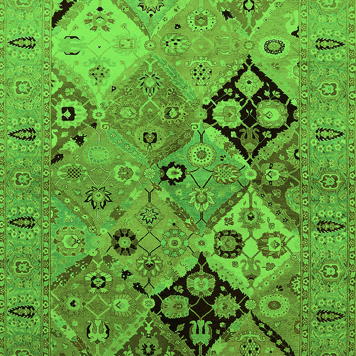 Oriental Green Industrial Rug, urb2961grn