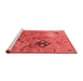 Industrial Red Washable Rugs