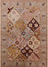 Mid-Century Modern Light Copper Gold Oriental Rug, urb2961