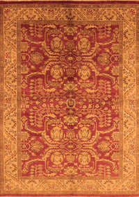 Oriental Orange Industrial Rug, urb2962org