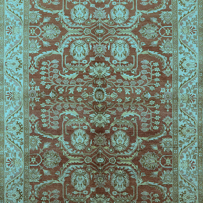 Oriental Light Blue Industrial Rug, urb2962lblu