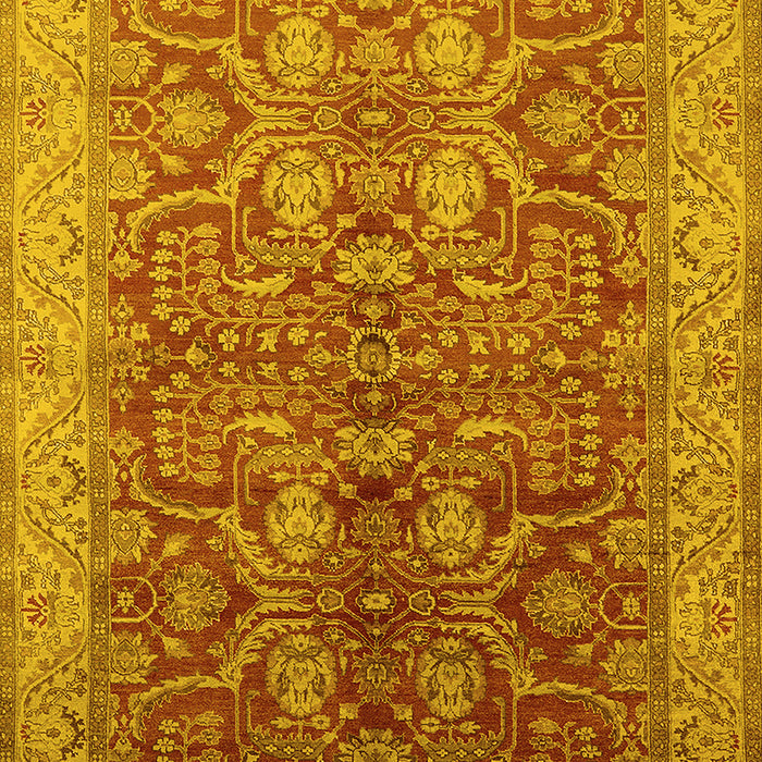 Oriental Yellow Industrial Rug, urb2962yw