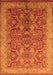 Machine Washable Oriental Orange Industrial Area Rugs, wshurb2962org