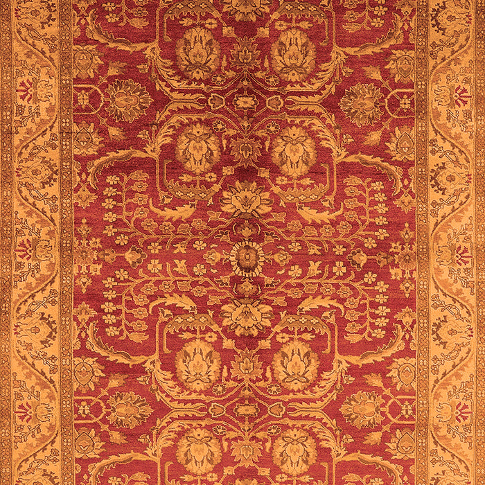 Machine Washable Oriental Orange Industrial Area Rugs, wshurb2962org