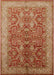 Mid-Century Modern Brown Sand Brown Oriental Rug, urb2962