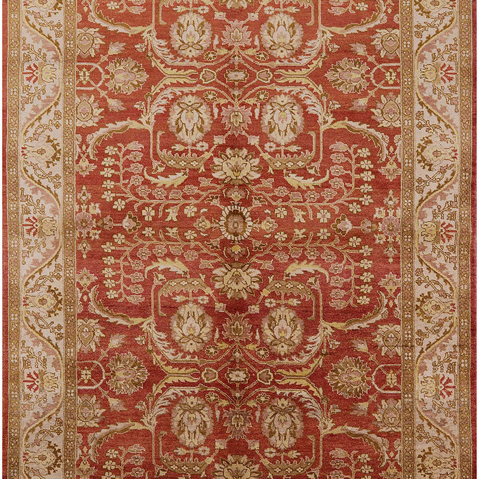 Mid-Century Modern Brown Sand Brown Oriental Rug, urb2962