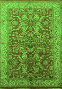 Oriental Green Industrial Rug, urb2962grn