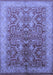 Oriental Blue Industrial Rug, urb2962blu