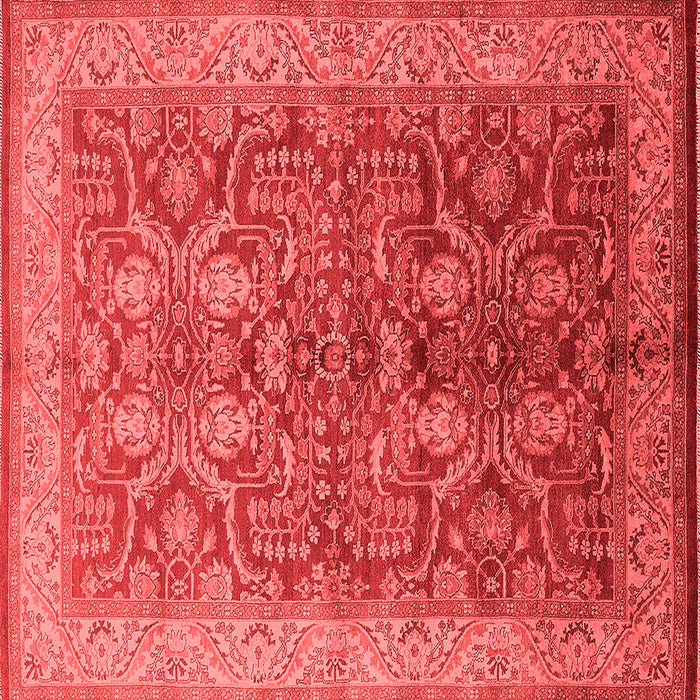 Machine Washable Oriental Red Industrial Rug, wshurb2962red