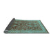 Sideview of Oriental Light Blue Industrial Rug, urb2962lblu