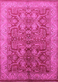 Oriental Pink Industrial Rug, urb2962pnk