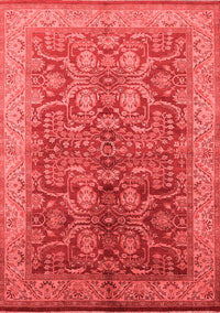 Oriental Red Industrial Rug, urb2962red