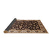 Sideview of Mid-Century Modern Bakers Brown Oriental Rug, urb2963