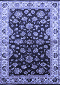 Oriental Blue Industrial Rug, urb2963blu