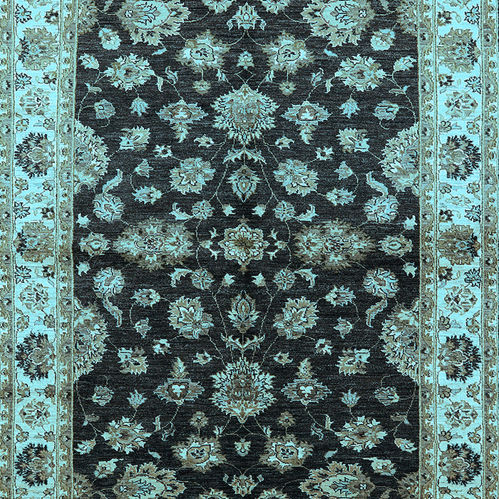 Oriental Light Blue Industrial Rug, urb2963lblu