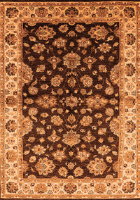 Oriental Orange Industrial Rug, urb2963org