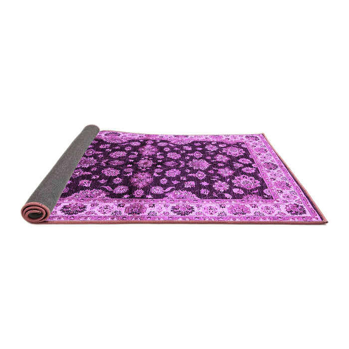 Sideview of Oriental Purple Industrial Rug, urb2963pur