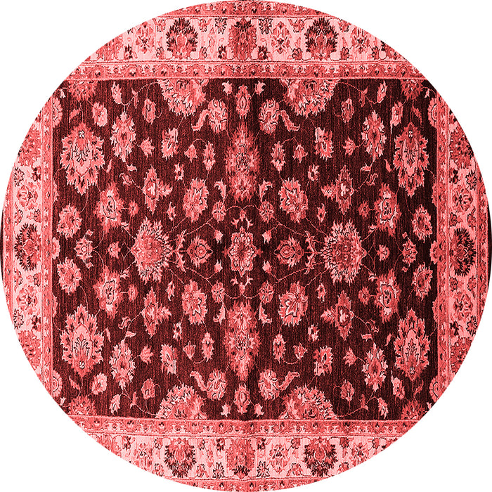Machine Washable Oriental Red Industrial Rug, wshurb2963red